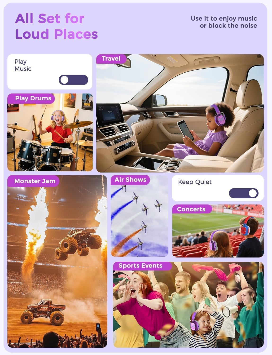 iclever noise cancelling headphones for kids